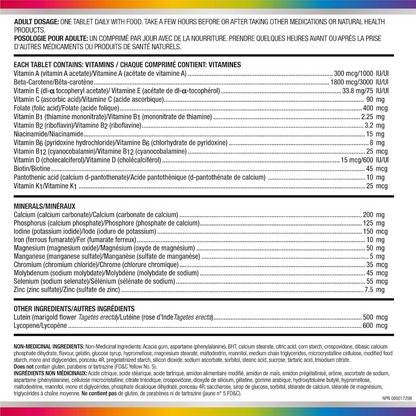 Centrum Adult Select Essentials Multivitamins for Men & Women 50 Plus, 60  Chewables