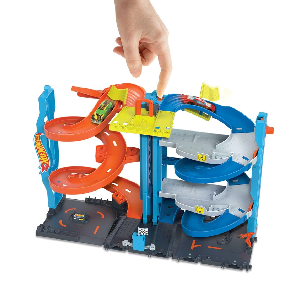 Hot Wheels City Toy Car Track Set