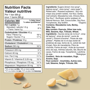CLIF BAR Energy Bars, White Chocolate Macadamia Nut, Granola Bar, High in Protein,(Pack of 15)