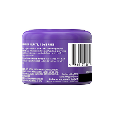 Aussie Creme Pudding Miracle Curls 7.6 Ounce Jar (225ml)