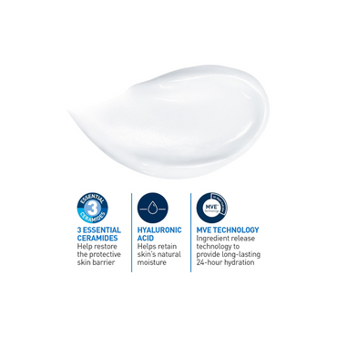 CeraVe Moisturizing Cream, Daily Face, Hands & Body Cream 539 Grams