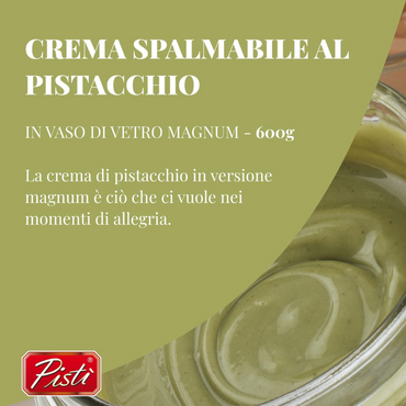Pisti Spreadable Pistachio Cream 600g jar