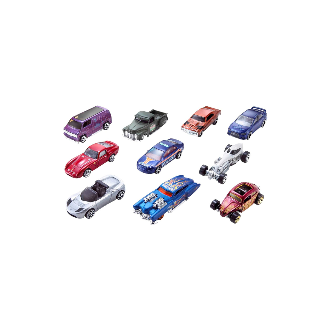 Hot Wheels Toy Cars & Trucks 10-Pack
