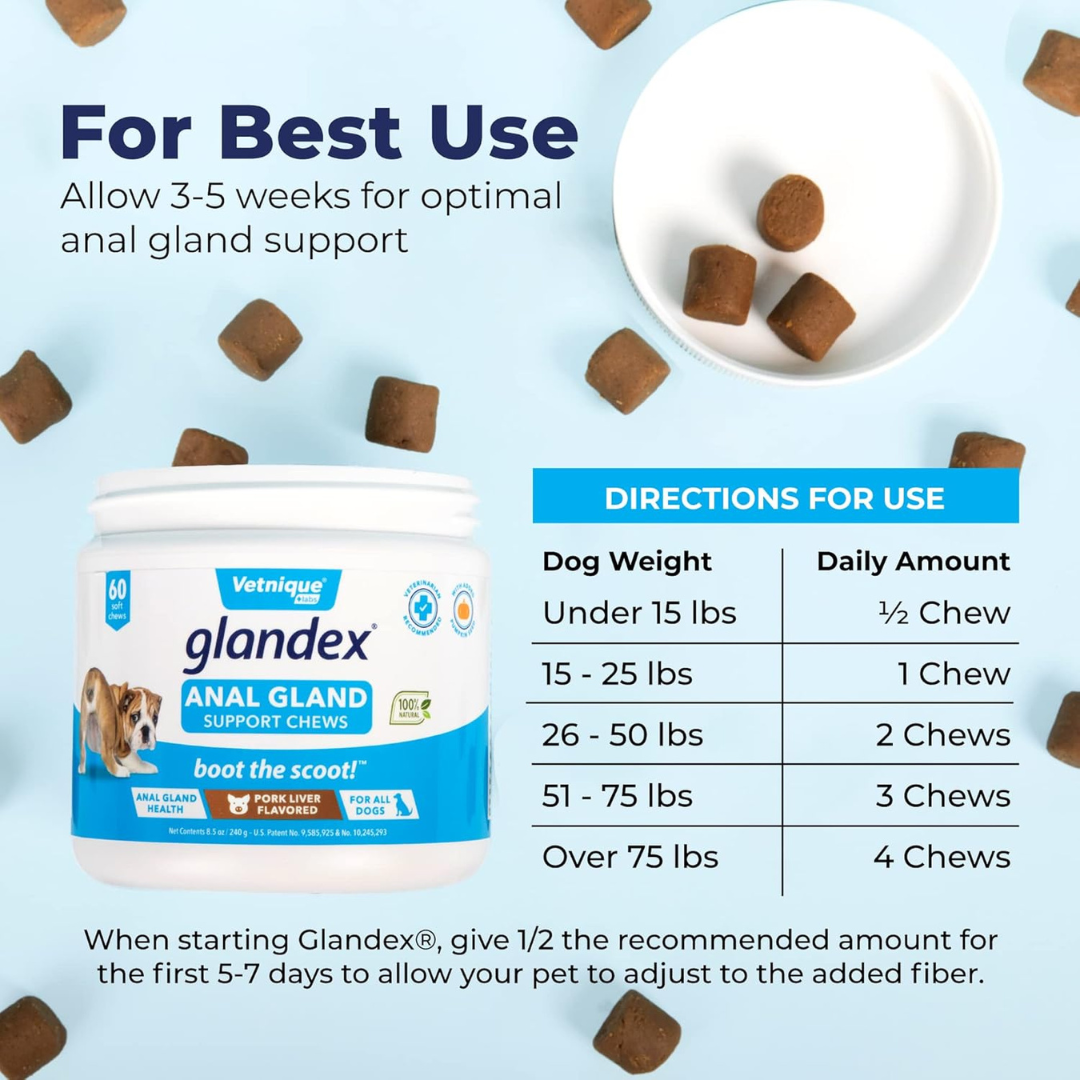 Glandex Anal Gland Soft Chew Treats