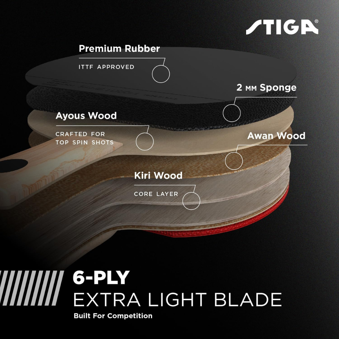 STIGA Talon Ping Pong Paddle