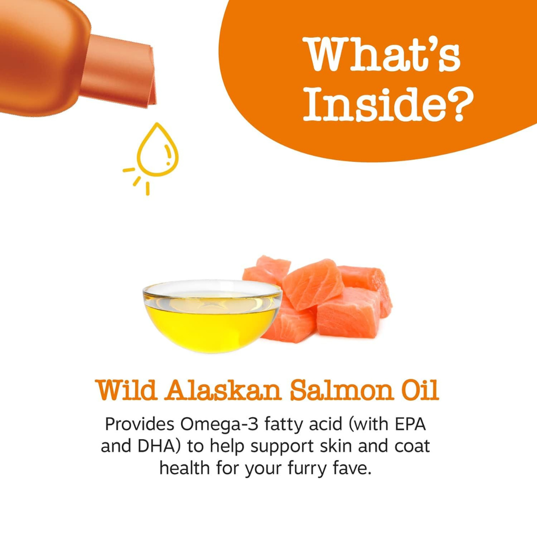 Zesty Paws Wild Alaskan Salmon Oil for Dogs & Cats