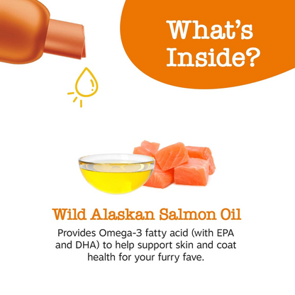 Zesty Paws Wild Alaskan Salmon Oil for Dogs & Cats