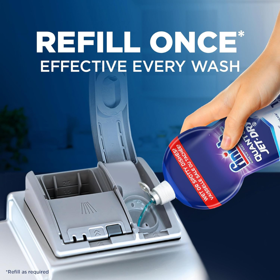 Finish Quantum Jet Dry Dishwasher Rinse Aid
