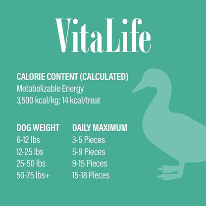 VitaLife 750 g Duck Tenders, All Natural Dog Treats