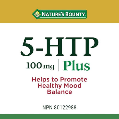 Nature's Bounty 5-HTP Pills and Supplement