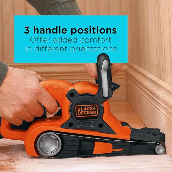 BLACK+DECKER Belt Sander with Dust Bag