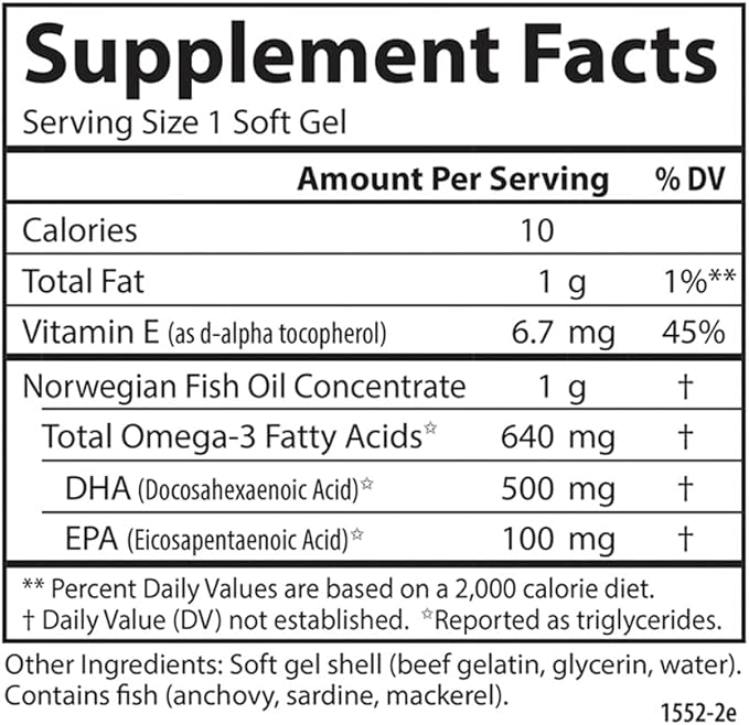 Carlson Laboratories - Super DHA Gems - 180 ct