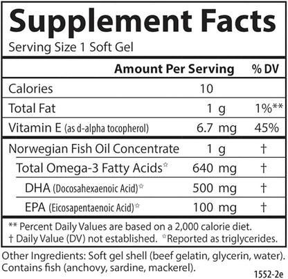 Carlson Laboratories - Super DHA Gems - 180 ct