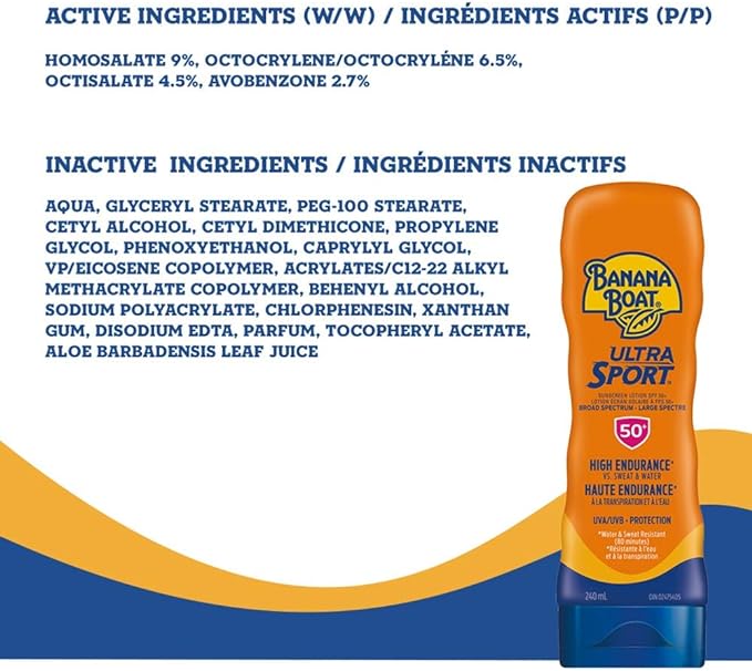 Banana Boat Ultra Sport Sunscreen Lotion