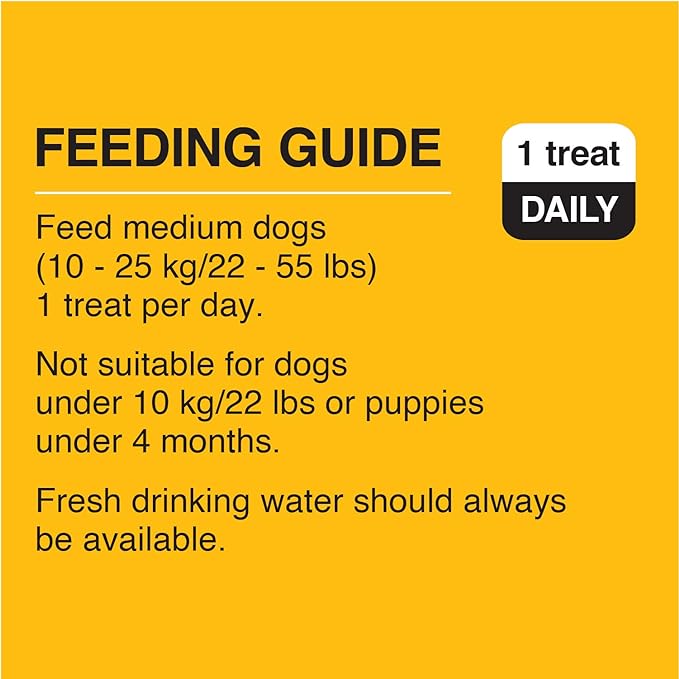 PEDIGREE DENTASTIX Oral Care Adult Dog Treats for Medium Dogs - Beef, 40 Sticks