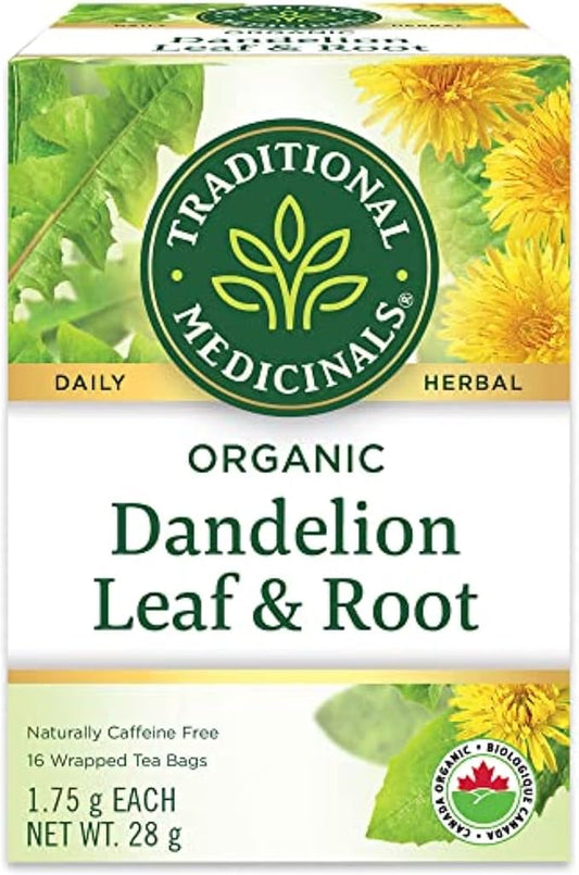 Traditional Medicinals Organic Dandelion Leaf and Root Herbal Tea