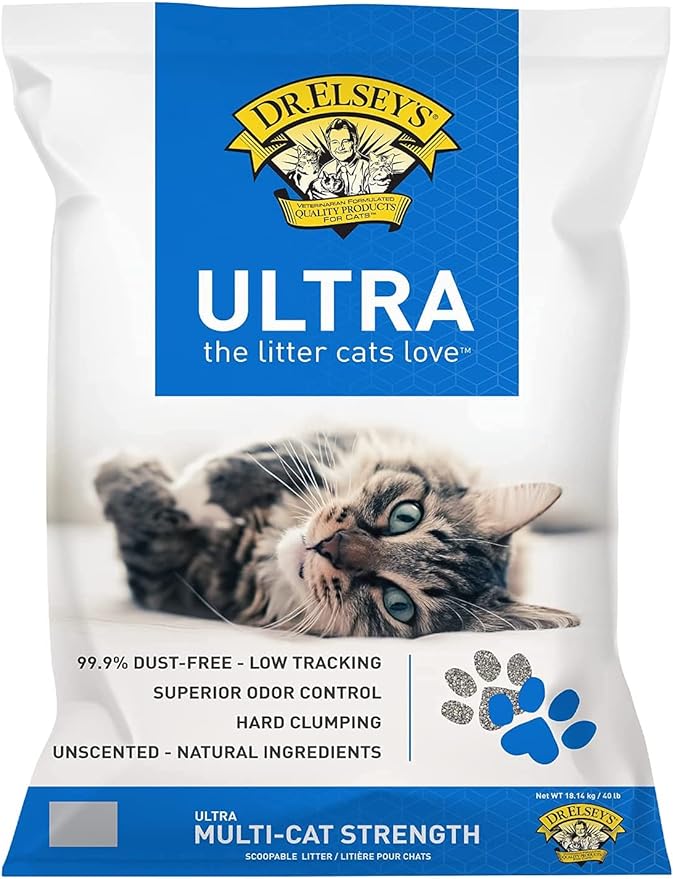 Precious Cat Ultra Premium Clumping Cat Litter, 40 lb Bag