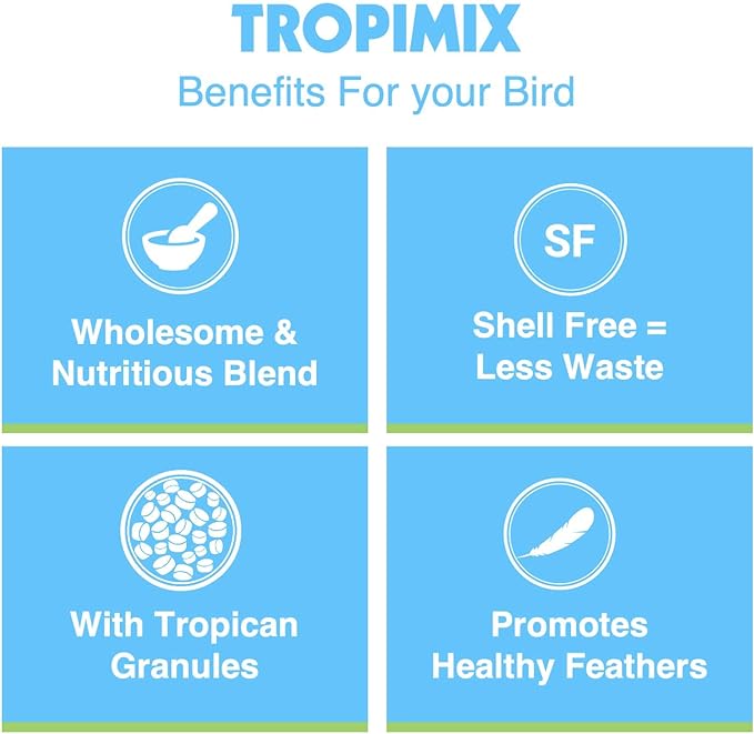 Tropimix Premium Formula for Cockatiels and Lovebirds