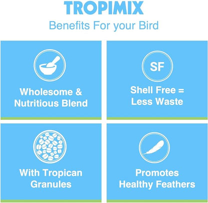 Tropimix Premium Formula for Cockatiels and Lovebirds