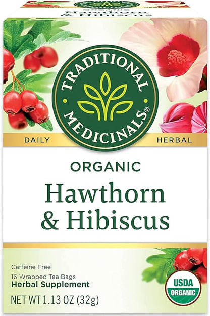 Traditional Medicinals Organic Heart Tea Hawthorn Hibiscus