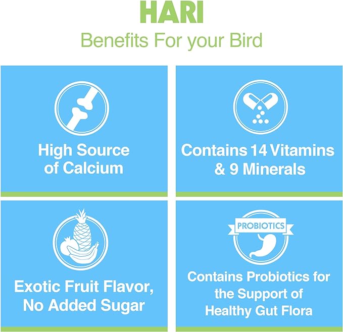 Hari Prime Vitamin Supplement for Birds - 30 g (1.1 oz)