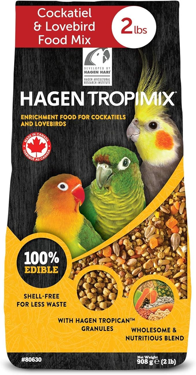 Tropimix Premium Formula for Cockatiels and Lovebirds