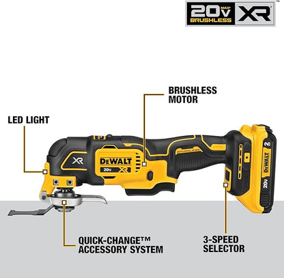 DEWALT 20V MAX XR Oscillating Multi-Tool Kit