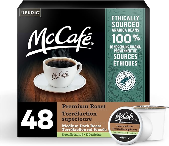 McCafe Premium Roast Decaf K-Cup Coffee Pods