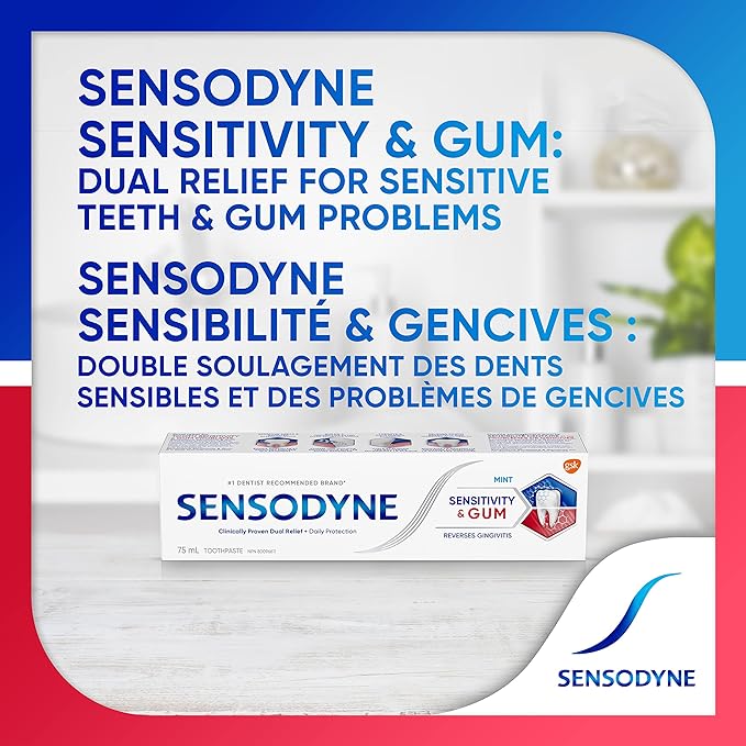 Sensodyne Sensitivity and Gum Mint Toothpaste