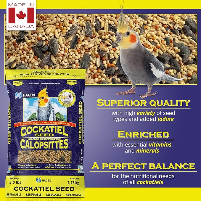 Hagen Cockatiel Staple VME Seed, 5-Pound